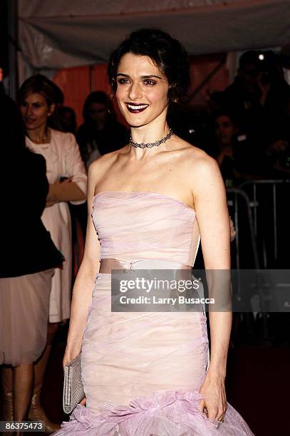 Actress Rachel Weisz attends "The Model as Muse: Embodying Fashion" Costume Institute Gala at The Metropolitan Museum of Art on May 4, 2009 in New...