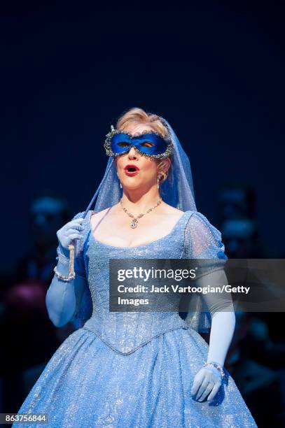 American mezzo-soprano Joyce DiDonato performs at the final dress rehearsal prior to the season premiere of the Metrpolitan Opera/Cesare Lievi...