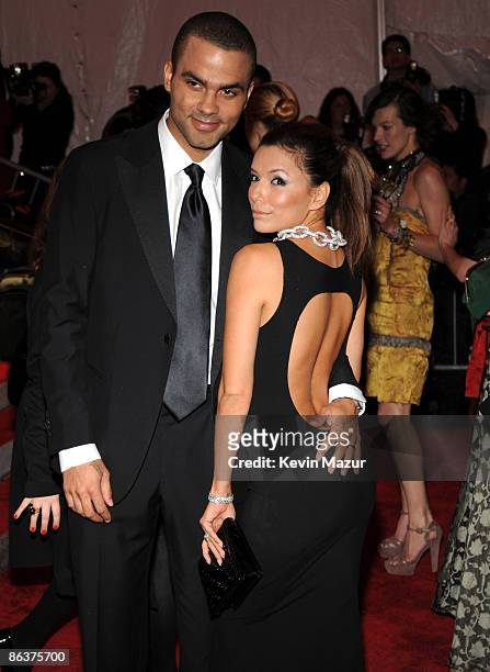 Tony Parker and Eva Longoria Parker attends "The Model as Muse: Embodying Fashion" Costume Institute Gala at The Metropolitan Museum of Art on May 4,...