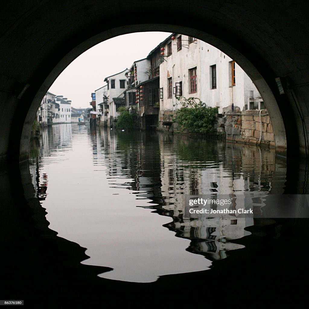 Tunnel through the dark Canal