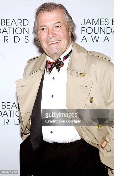 Chef and author Jacques Pepin attends the 2009 James Beard Foundation Awards at Avery Fisher Hall at Lincoln Center for the Performing Arts on May 4,...