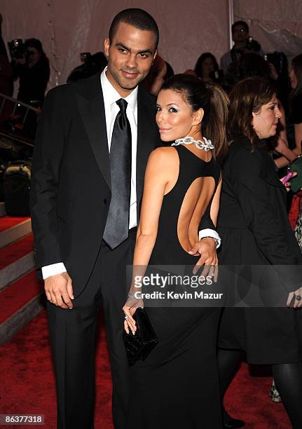 Tony Parker and Eva Longoria Parker attends "The Model as Muse: Embodying Fashion" Costume Institute Gala at The Metropolitan Museum of Art on May 4,...