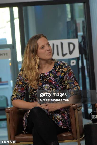 Heidi Ewing attends Build series to discuss the film "One of Us" at Build Studio on October 20, 2017 in New York City.