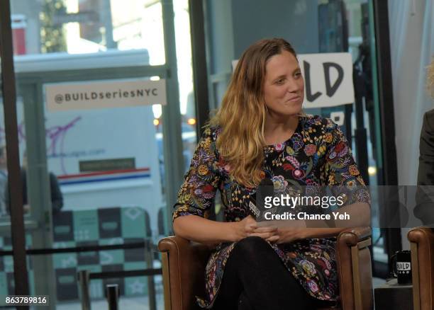 Heidi Ewing attends Build series to discuss the film "One of Us" at Build Studio on October 20, 2017 in New York City.