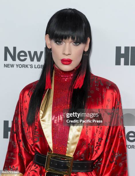 Kyle Farmery attends Susanne Bartsch: On Top premiere at NewFest at SVA theater.