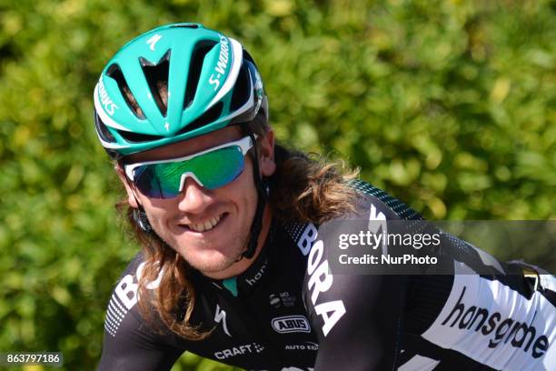 Shane Archbold from Bora - Hansgrohe team ahead the third stage 6km Spor Toto Fethiye to Marmaris stage of the 53rd Presidential Cycling Tour of...