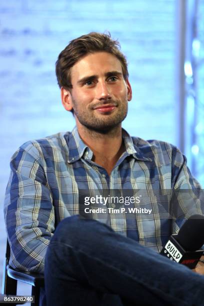 Actor Edward Holcroft from BBC Drama 'Gunpowder' during a panel discussion at BUILD London on October 20, 2017 in London, England.