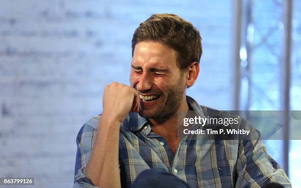 Actor Edward Holcroft from BBC Drama 'Gunpowder' during a panel discussion at BUILD London on October 20, 2017 in London, England.