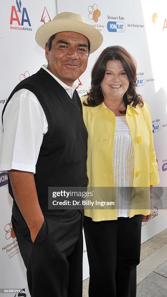 Actor/comedian George Lopez and his wife Ann Lopez participate in the ...