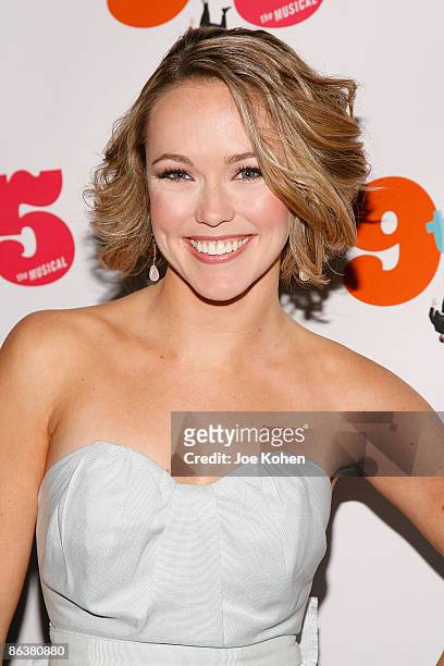 Actress Brianne Moncrief attends the opening of "9 to 5: The Musical" on Broadway at the Marriott Marquis Theatre on April 30, 2009 in New York City.