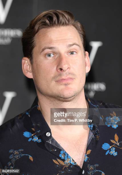 Lee Ryan from boy band Blue signing copies of the bands new book 'Blue: All Rise: Our Story' at Waterstones Piccadilly on October 20, 2017 in London,...