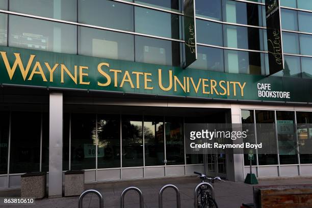 Wayne State University cafe and bookstore in Detroit, Michigan on October 13, 2017.