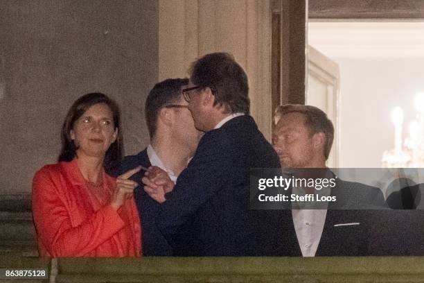 Co-leader of the German Green Party Katrin Goering-Eckardt, Jens Spahn of CDU, German Transport and Digital Technologies Minister Alexander Dobrindt...