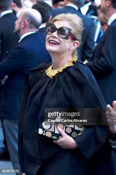 Elena Ochoa attends the Princesa de Asturias Awards 2017 ceremony at the Campoamor Theater on October 20, 2017 in Oviedo, Spain.