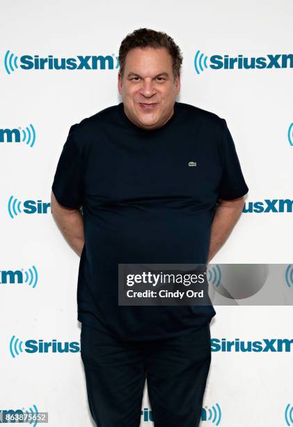 Actor Jeff Garlin visits the SiriusXM Studios on October 20, 2017 in New York City.