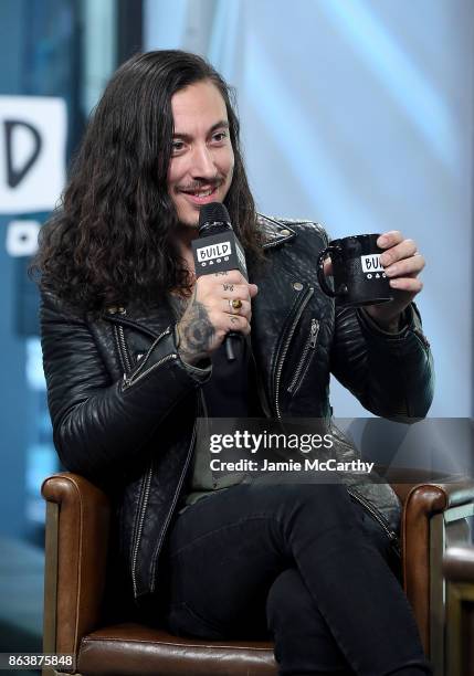 Noah Gundersen visits the Build series to discuss his new Album "White Noise" at Build Studio on October 20, 2017 in New York City.