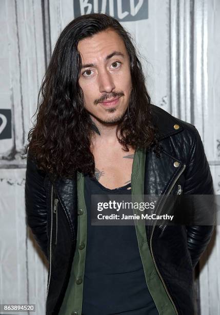 Noah Gundersen visits the Build series to discuss his new Album "White Noise" at Build Studio on October 20, 2017 in New York City.