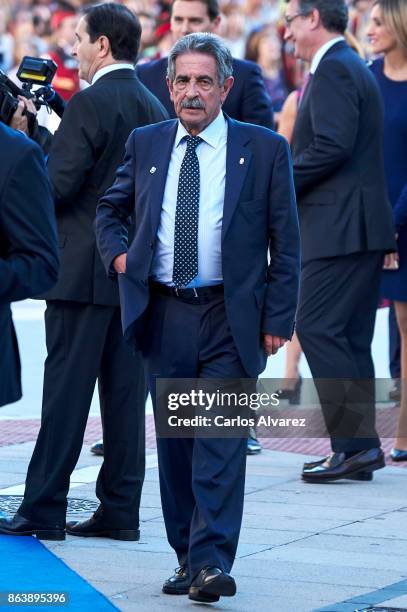 Miguel Angel Revilla attends the Princesa de Asturias Awards 2017 ceremony at the Campoamor Theater on October 20, 2017 in Oviedo, Spain.