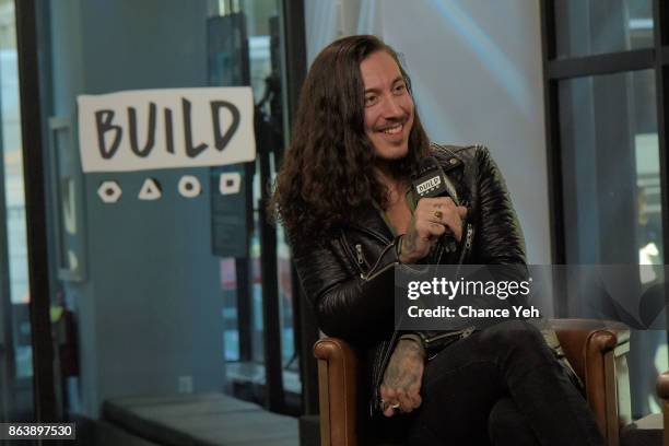 Noah Gundersen attends Build series to discuss his new album "White Noise" at Build Studio on October 20, 2017 in New York City.