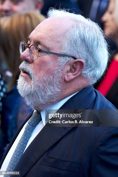 Miguel Arias Canete attends the Princesa de Asturias Awards 2017 ceremony at the Campoamor Theater on October 20, 2017 in Oviedo, Spain.