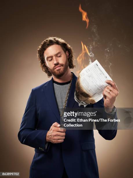 Actor and comedian T.J. Miller is photographed for Forbes Magazine on May 25, 2017 in Los Angeles, California. PUBLISHED IMAGE. CREDIT MUST READ:...