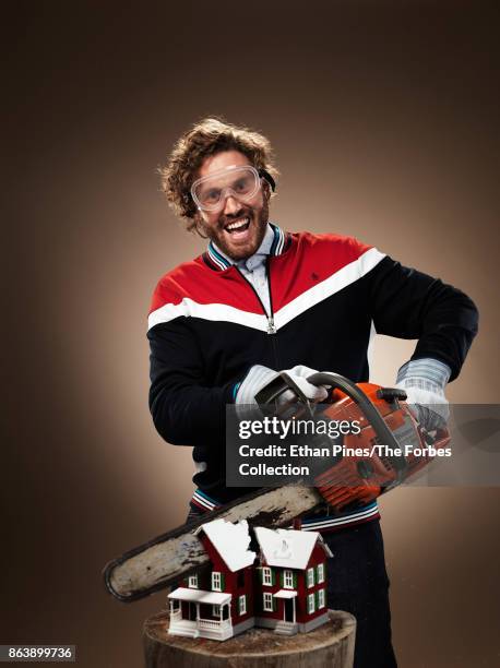 Actor and comedian T.J. Miller is photographed for Forbes Magazine on May 25, 2017 in Los Angeles, California. PUBLISHED IMAGE. CREDIT MUST READ:...