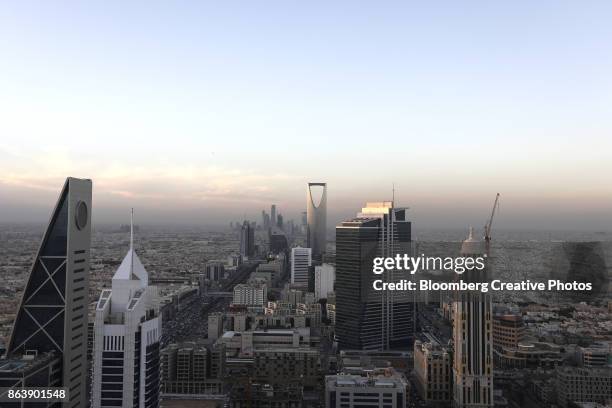 downtown riyadh, saudi arabia - riad stock pictures, royalty-free photos & images