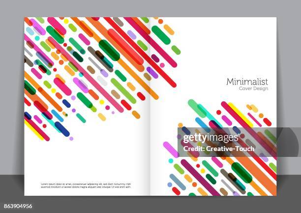 lines cover design - report document background stock illustrations