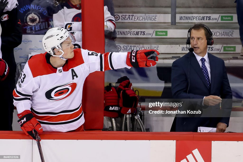 Carolina Hurricanes v Winnipeg Jets
