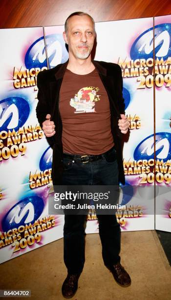 Tom Novembre attends Micromania Games Awards at La Cigale on May 5, 2009 in Paris, France.