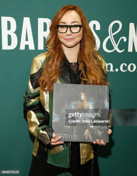 Tori Amos promotes her new album "Native Invader" at Barnes & Noble Union Square on October 20, 2017 in New York City.