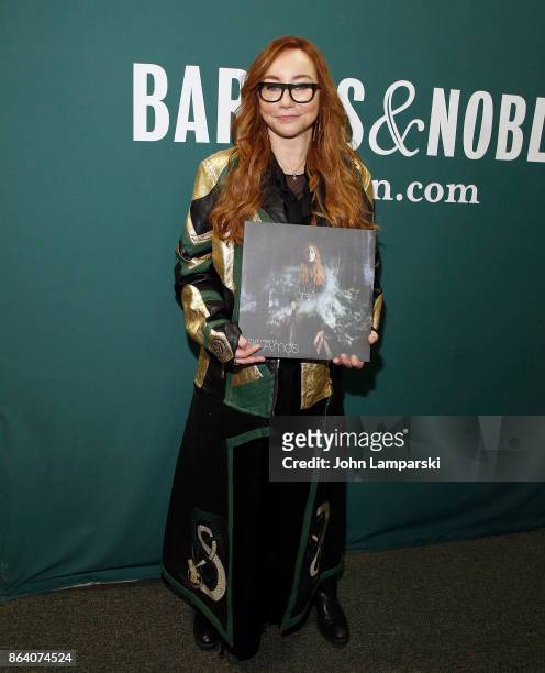 Tori Amos promotes her new album "Native Invader" at Barnes & Noble Union Square on October 20, 2017 in New York City.