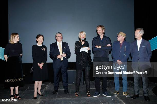 Anne-Claire Schmitz, Daniele Ricard, President of the Ricard Foundation, Philippe Savinel, Director of the Ricard Foundation, Colette Barbier, owner...