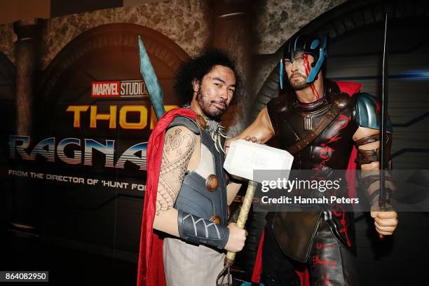 Thor Ragnarok Photo Booth 160 Armageddon Expo Stock Photos, High-Res Pictures, and Images - Getty ...