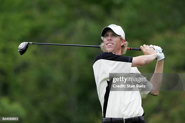 David Hearn in action during the third round of the Zurich Classic of New Orleans, April 30 held at the TPC of Louisiana GC, Avondale, La.