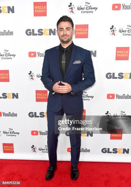 Jonathan Bennett at the 2017 GLSEN Respect Awards at the Beverly Wilshire Four Seasons Hotel on October 20, 2017 in Beverly Hills, California.