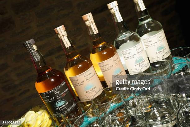 Casamigos tequila is served during the Hudson Jean SS18 Preview Hosted by Kaia Gerber on October 20, 2017 in New York City.