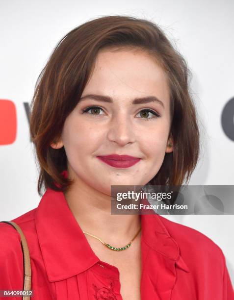 Alexis G. Zall at the 2017 GLSEN Respect Awards at the Beverly Wilshire Hotel on October 20, 2017 in Los Angeles, California.