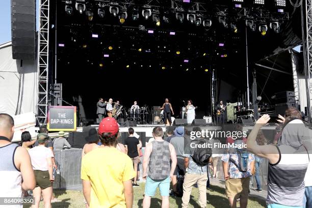 The Dap-Kings perform at Piestewa Stage during day 1 of the 2017 Lost Lake Festival on October 20, 2017 in Phoenix, Arizona.