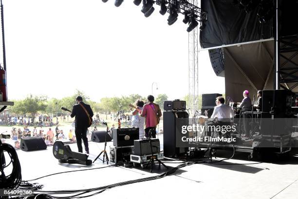 The Dap-Kings perform at Piestewa Stage during day 1 of the 2017 Lost Lake Festival on October 20, 2017 in Phoenix, Arizona.