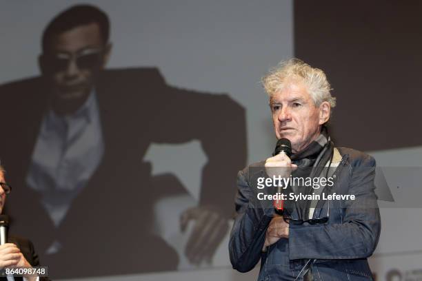 Christopher Doyle attends The Lumiere Prize ceremony during 9th Film Festival Lumiere on October 20, 2017 in Lyon, France.