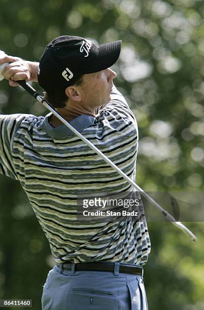 Jerry Smith in action during the second round of the Rex Hospital Open, May 8 held at TPC of Wakefield Plantation, Raleigh, N.C. Eric Axley shot 14...