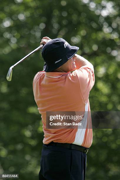 Alan McLean in action during the second round of the Rex Hospital Open, May 8 held at TPC of Wakefield Plantation, Raleigh, N.C. Eric Axley shot 14...