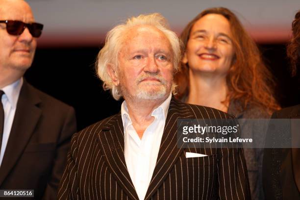 Niels Arestrup attends The Lumiere Prize ceremony during 9th Film Festival Lumiere on October 20, 2017 in Lyon, France.