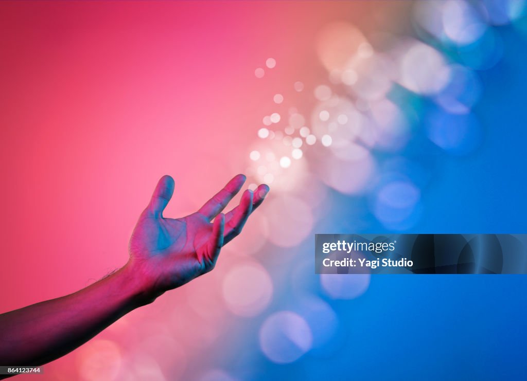 Colorful hands