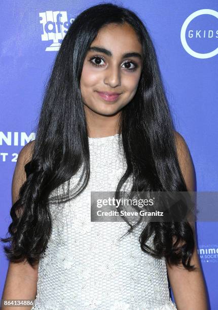 Saara Chaudry arrives at the Premiere Of Gkids' "The Breadwinner" at TCL Chinese 6 Theatres on October 20, 2017 in Hollywood, California.