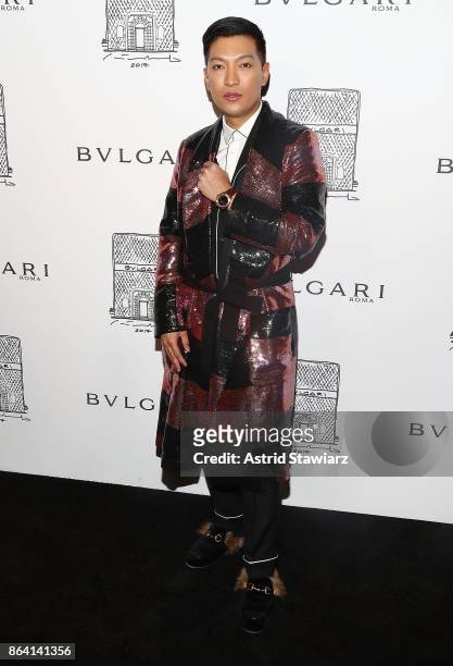 Bryanboy attends Bulgari 5th Avenue flagship store opening on October 20, 2017 in New York City.