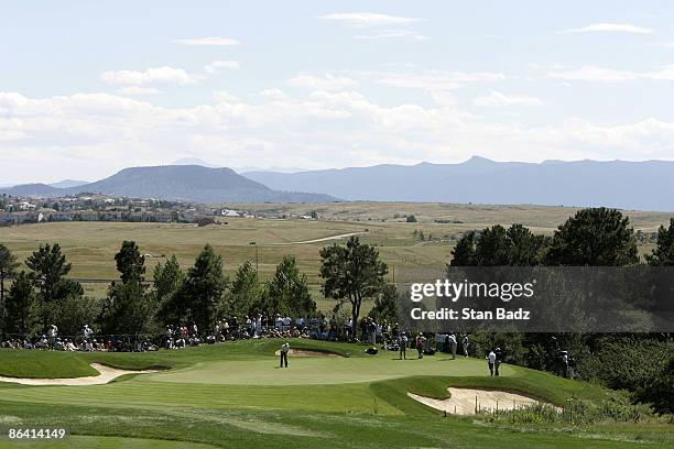 Course scenic during the final round of The International held at Castle Pines Golf Club, August 7 Castle Rock, CO.