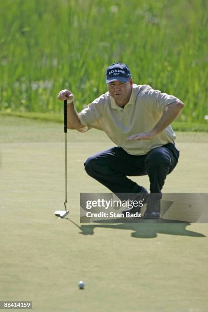 Weibring, first round of the FORD Senior Players Championship, July 7 held at the TPC of Michigan, Dearborn, Michigan. Peter Jacobsen shot 15 under...