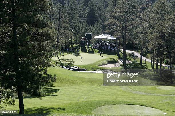 Course scenic of the 11th during the third round of The International held at Castle Pines Golf Club, August 7 Castle Rock, CO.